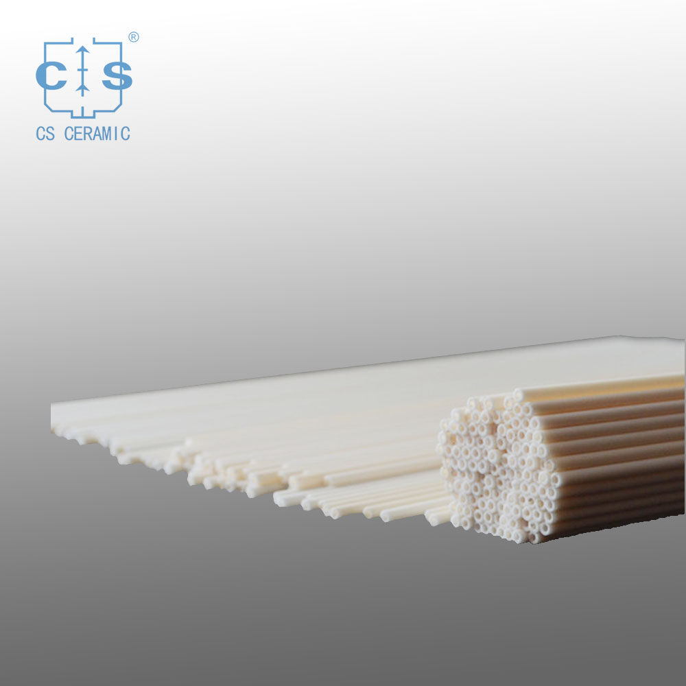 Глиноземные керамические трубы/трубы, обе открытые трубы с одинарным отверстием, длина 1 мм-2500 мм