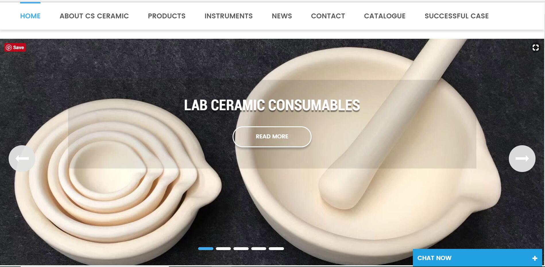 Официальный сайт CS Ceramic теперь имеет десять видов языковых интерфейсов